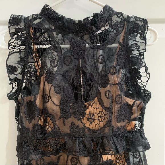 Line and Dot black lace dress - Picture 3 of 6